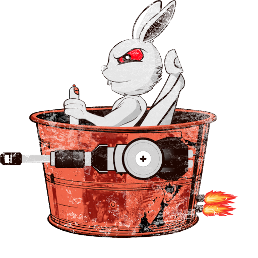 Bunnies in Rust Buckets