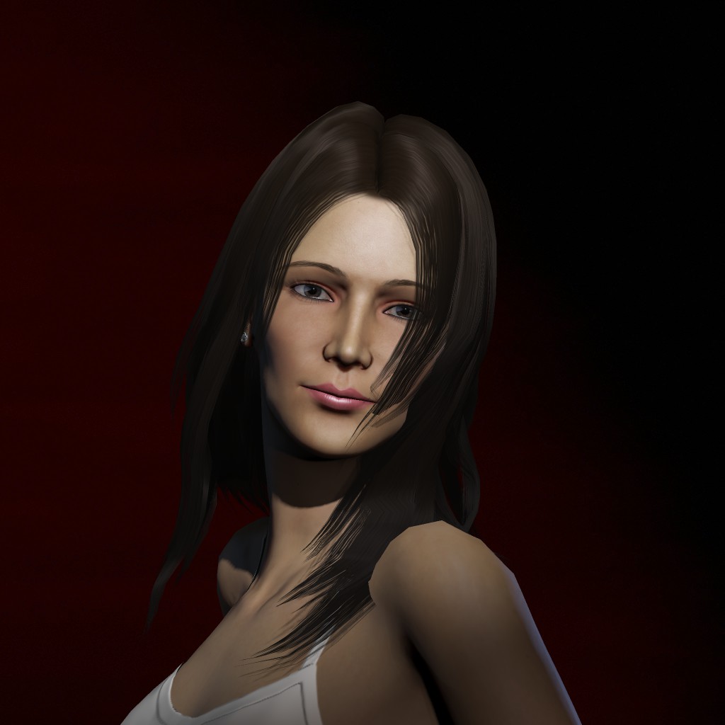 lady lioness portrait