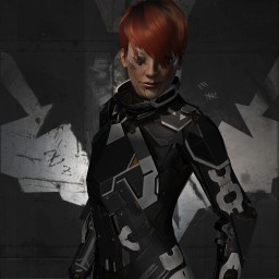 Flaming Butterfly portrait