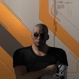 plaing nice portrait