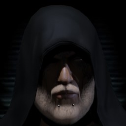 Hooded Zander portrait