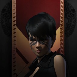 EVEs Schwarze Witwe portrait