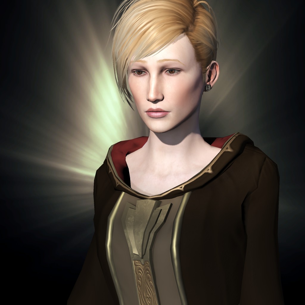The wind night portrait