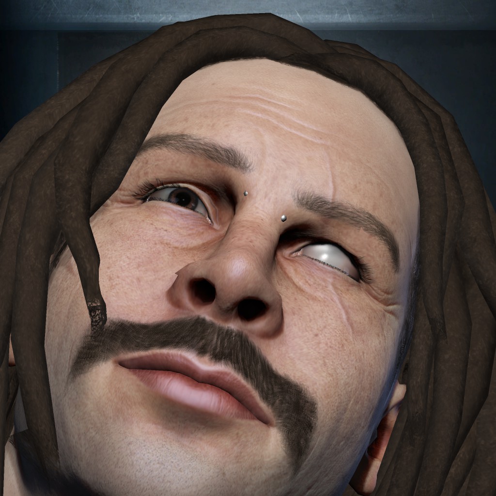 Half Blind Moustache