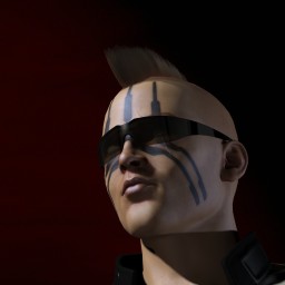 flying missile portrait