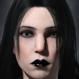 Morticia A Addams portrait