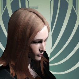 Moon female portrait