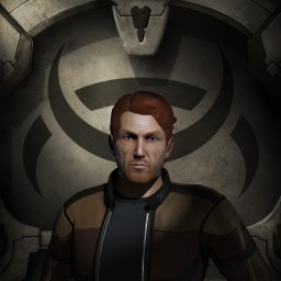 Crow Firehawk portrait