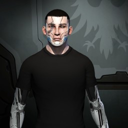 Mallynx Halfman portrait