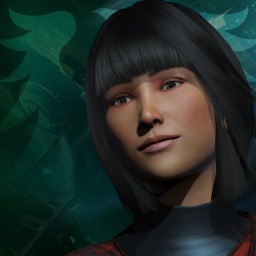 Aster Iris portrait