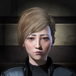 grey angel 5 portrait
