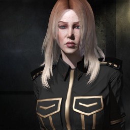 Black motte portrait