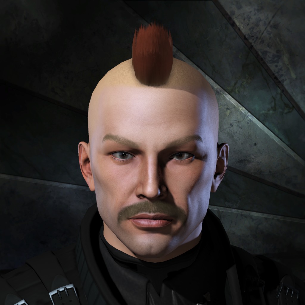 Mug Hawk portrait