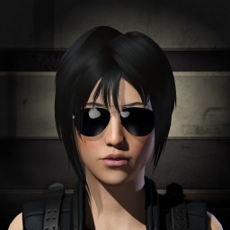 the black needle portrait