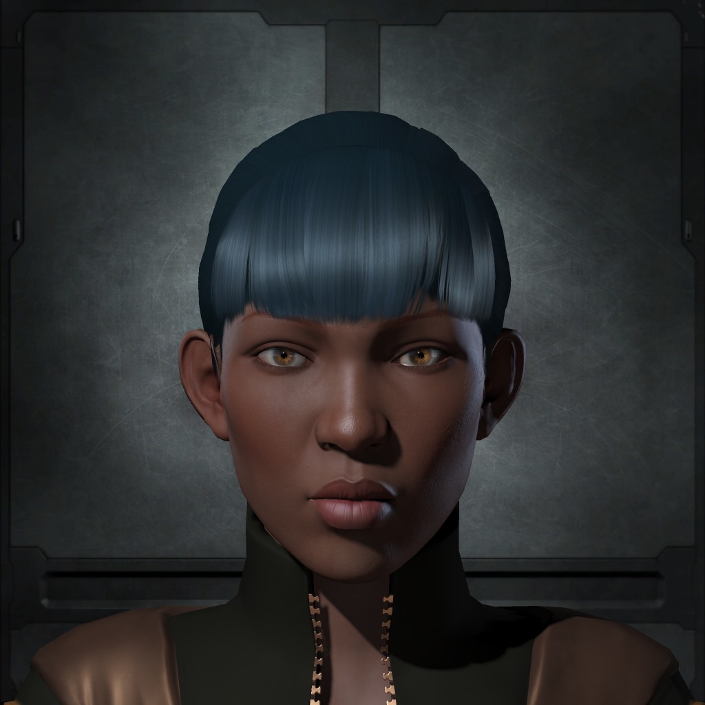 gloomy Black Woman