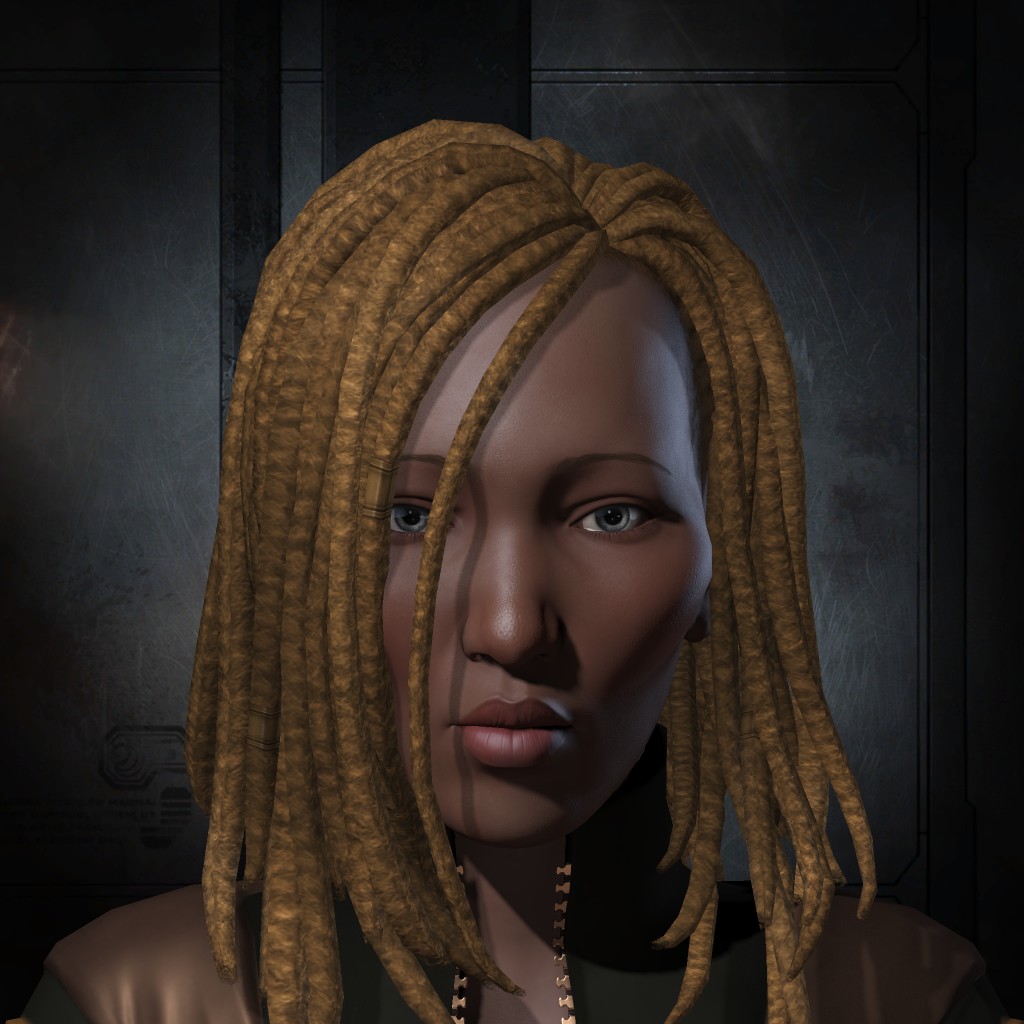 peaceful Black Woman