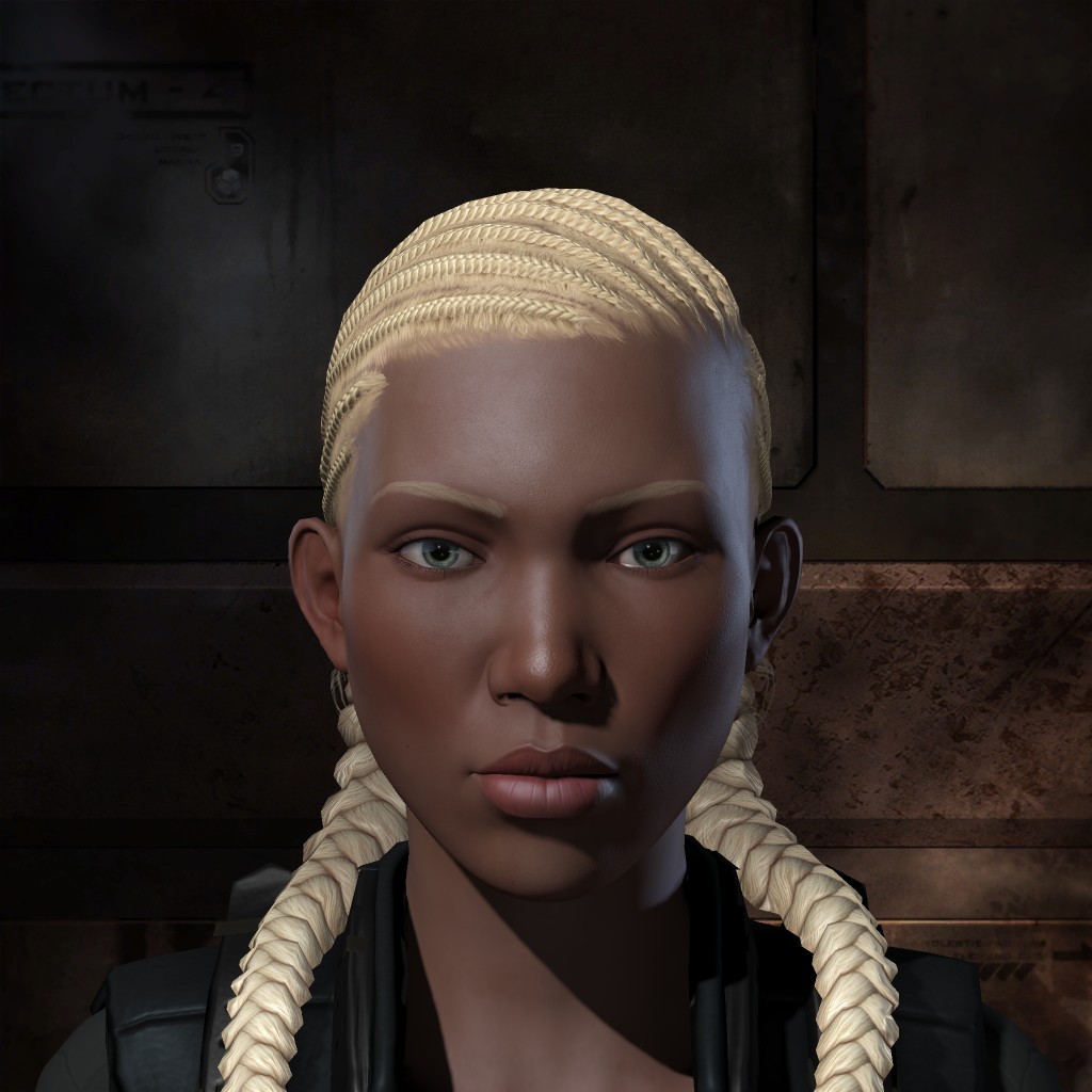 timid Black Woman
