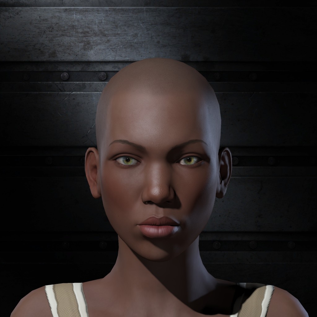 bald Black Woman
