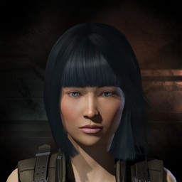 a Blahaj portrait