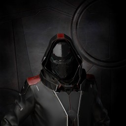 PLA Black portrait