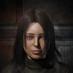 black heart raven portrait