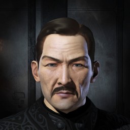 Capt Moustache portrait