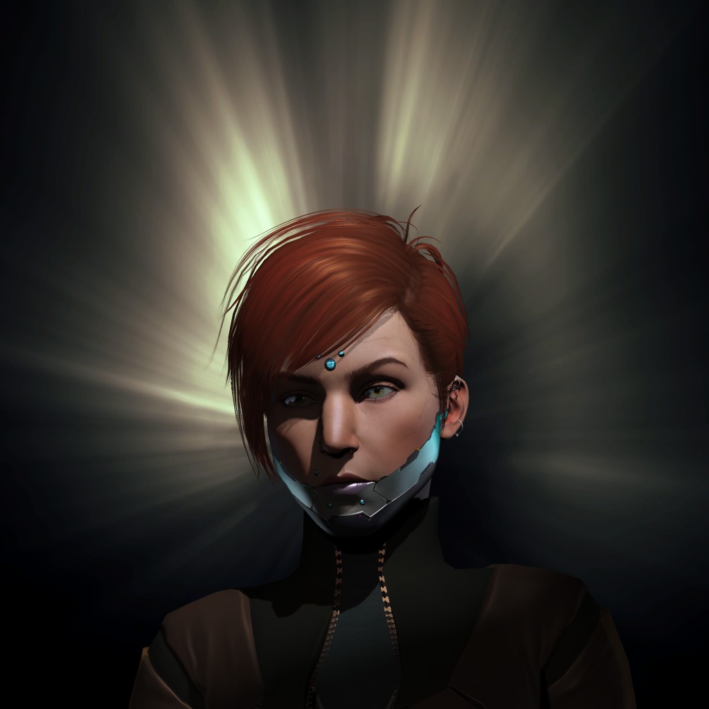 Miner inside her