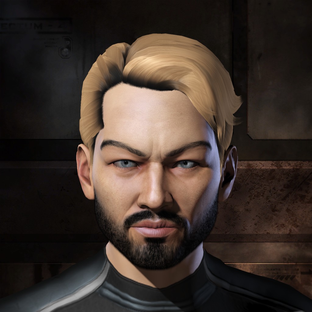 Asian Kurt Russell portrait