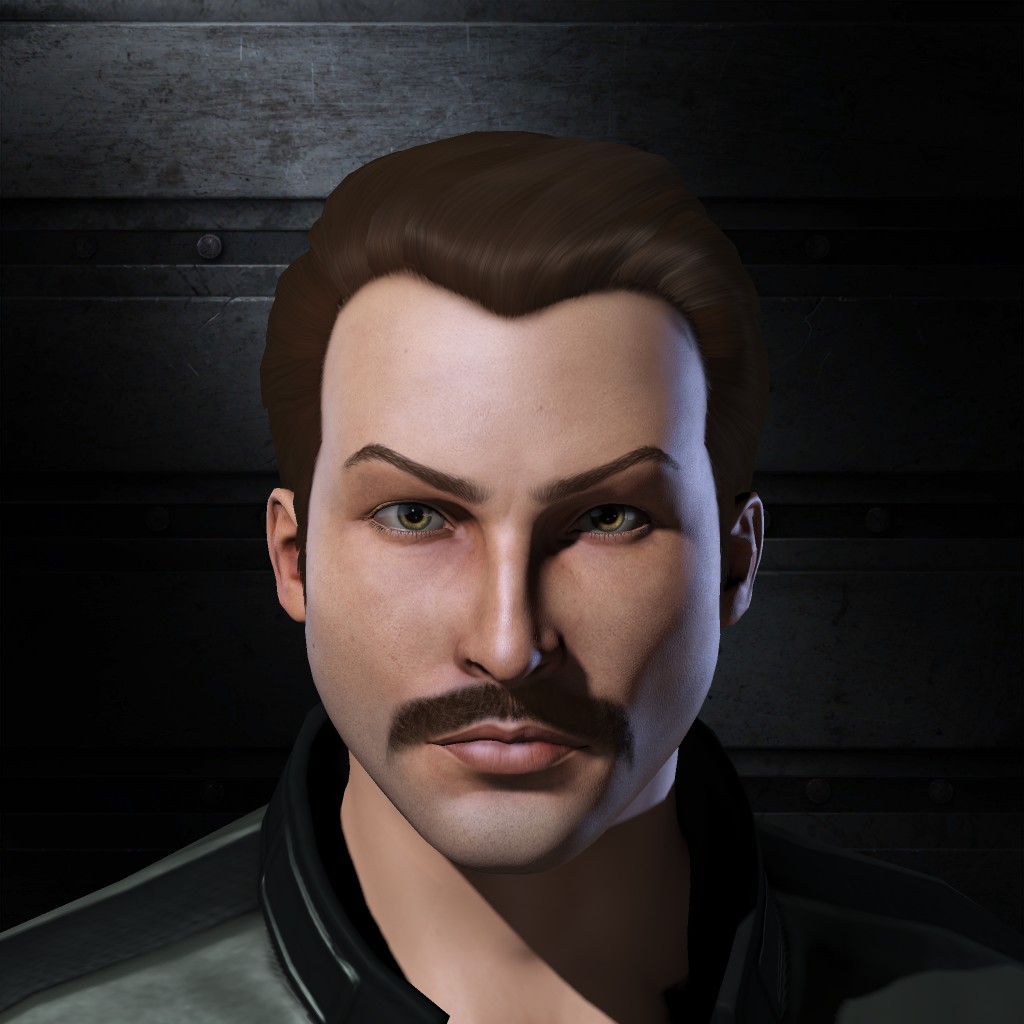 mostache man