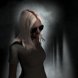 Sporty Projectile Girl portrait