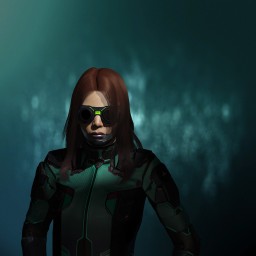 Lama Noir portrait