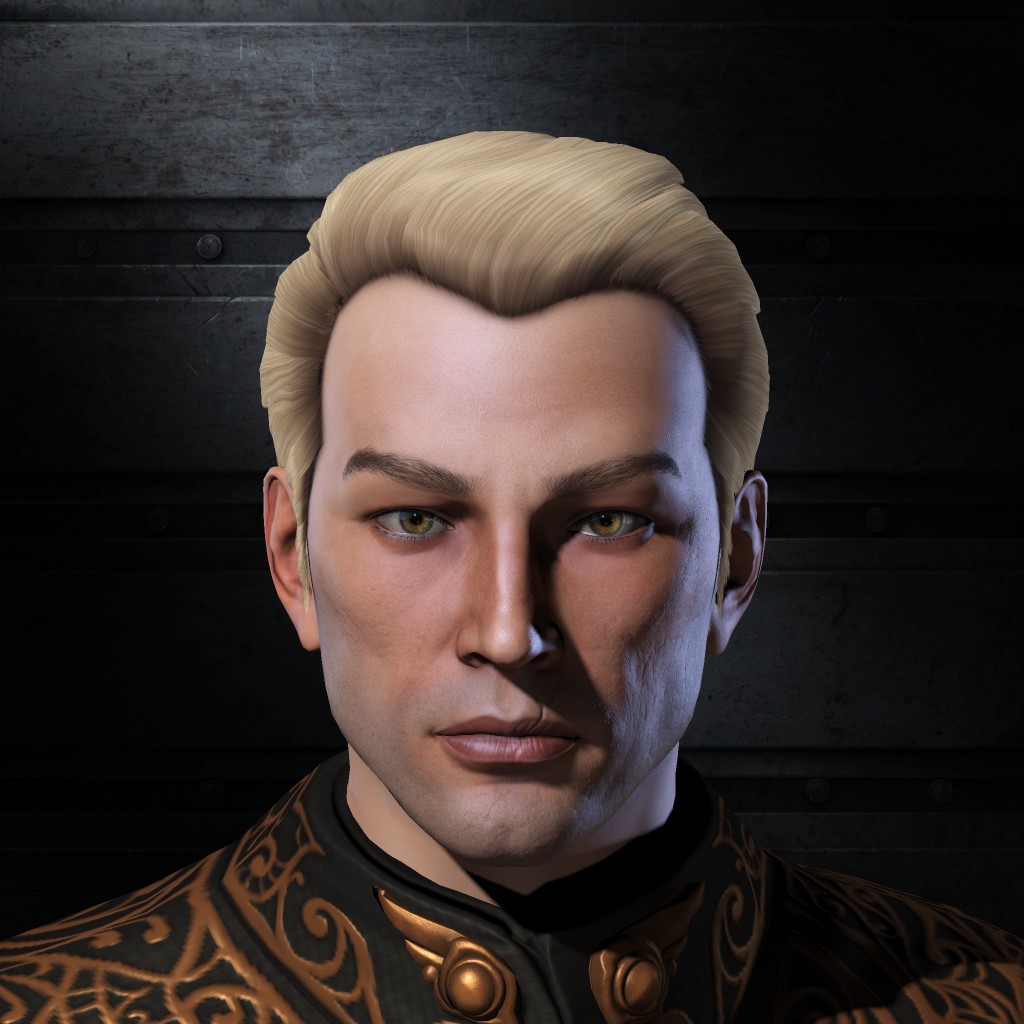 Deep Blue Storm portrait