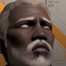 Polarized and afraid portrait