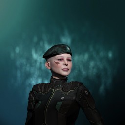 Galaxy Crow portrait