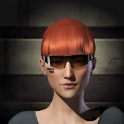Redhead with Sunglasses portrait