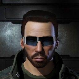 Obsidiansheep portrait