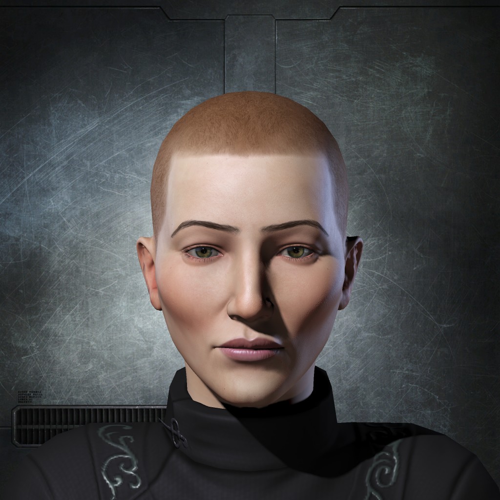 Bald W0man