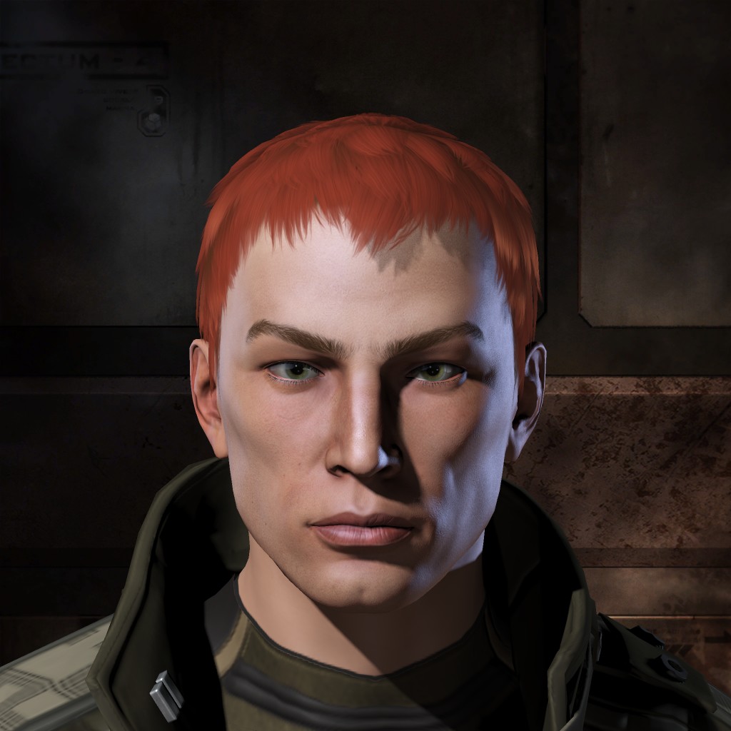 Redheaded man