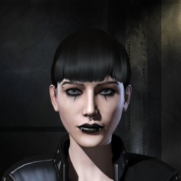 Goth Librarian portrait