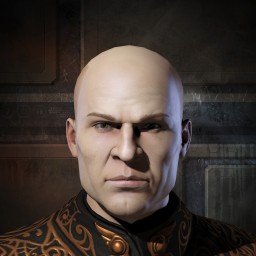 bald random guy portrait