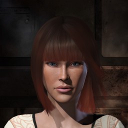 Feral creature portrait