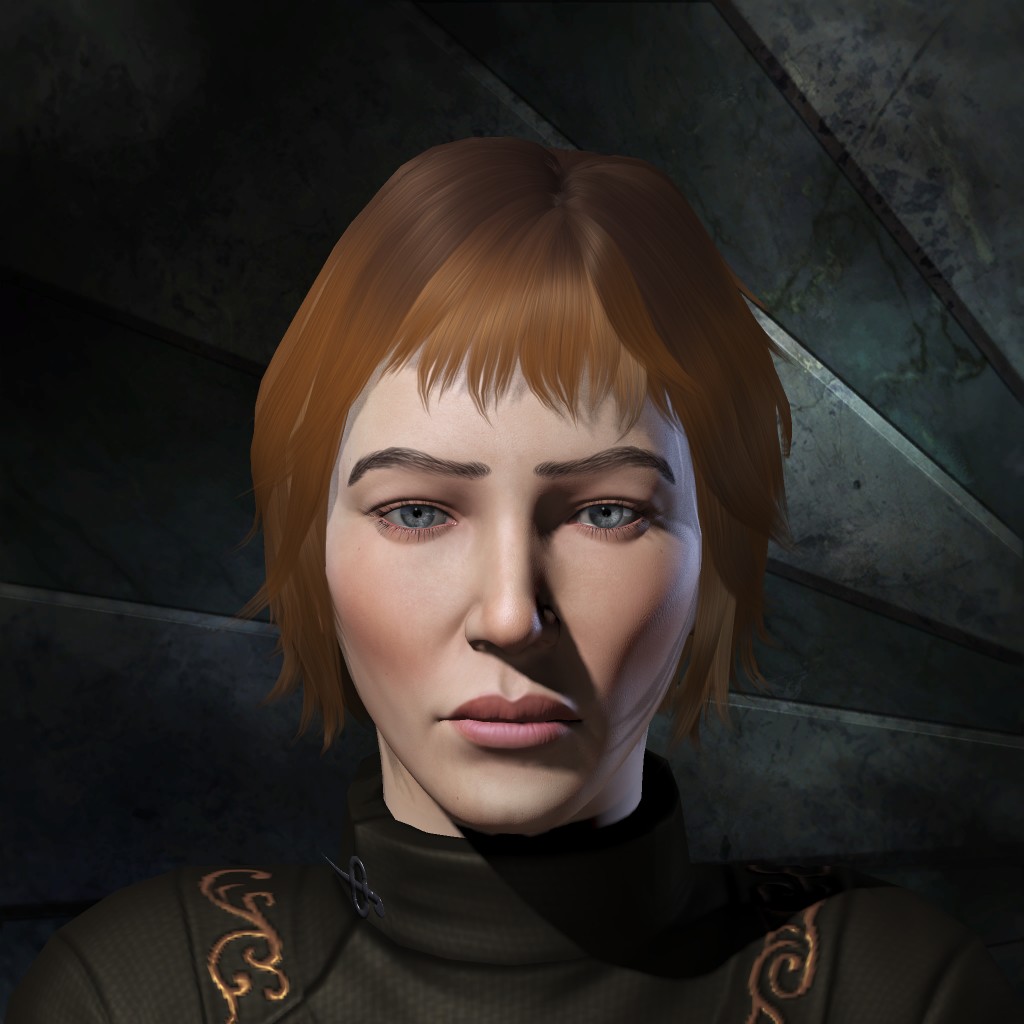 Goth redhead