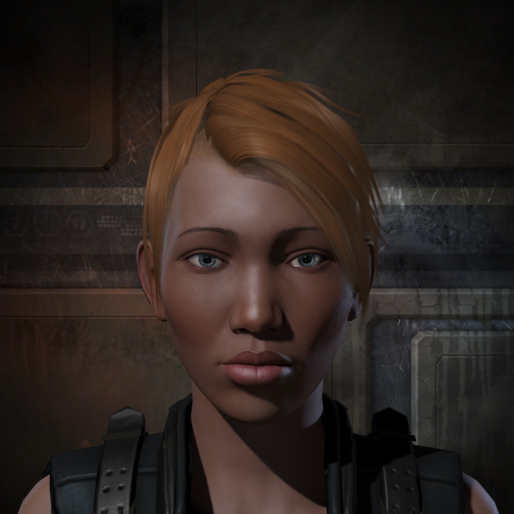 very black woman