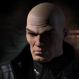 D White portrait