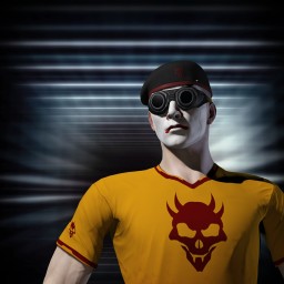 Large shadow portrait
