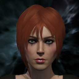 Blood Colored portrait