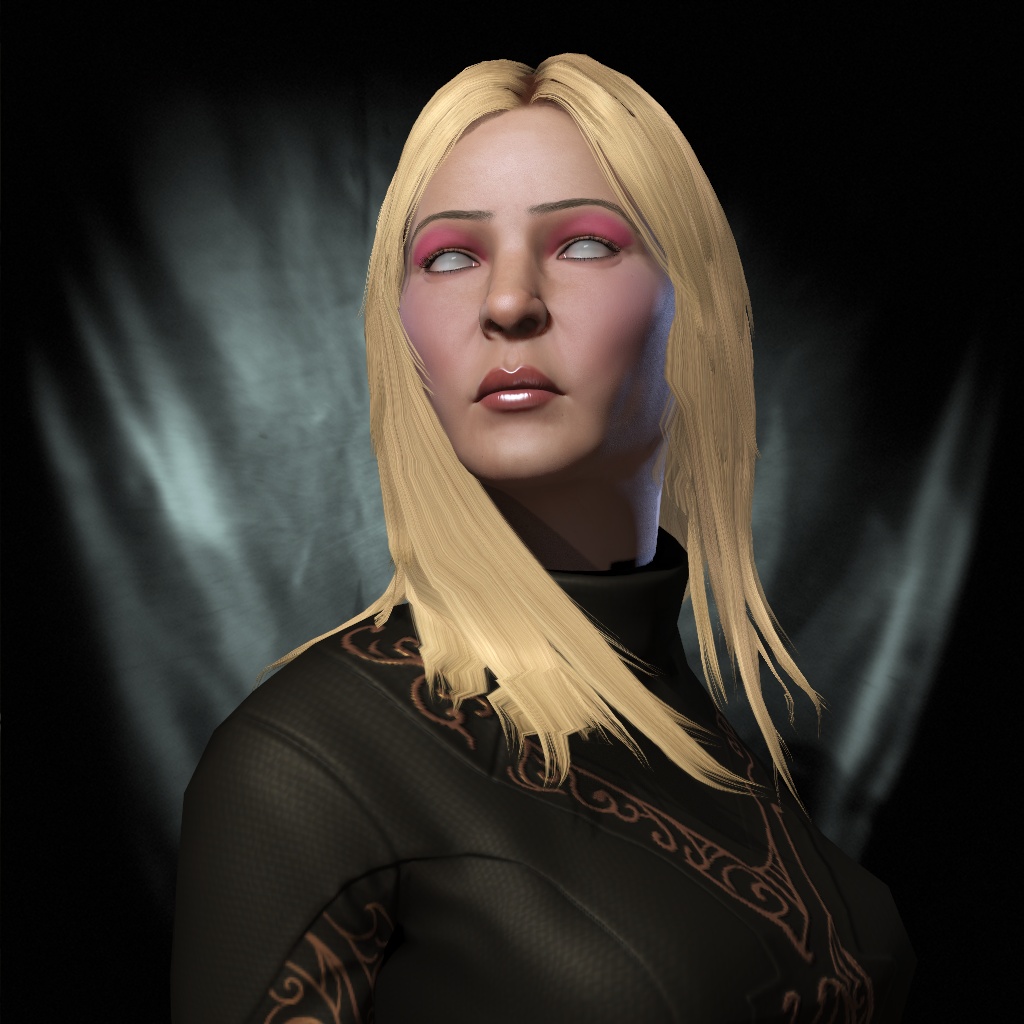 Blond Blind Priestess