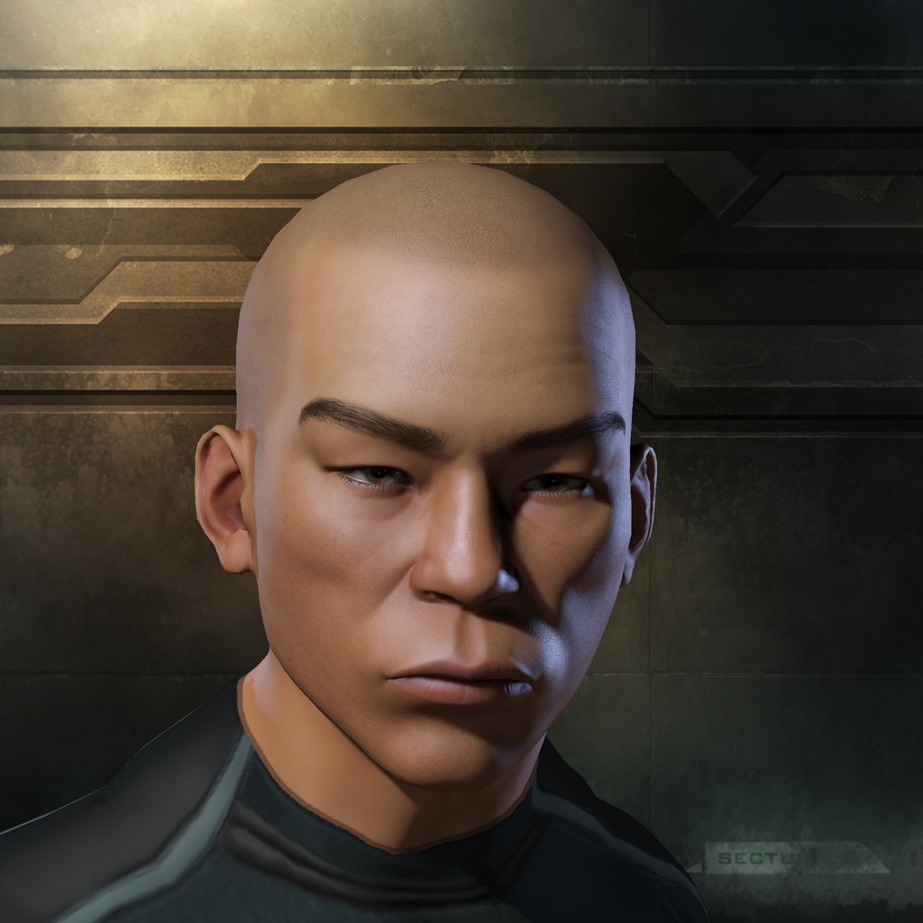 Bald Chinese Man