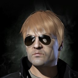SpaceAlien Rockstar portrait