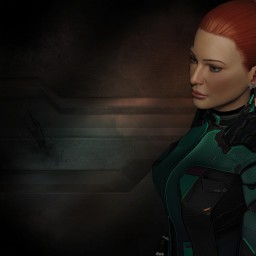Fire h4ir portrait